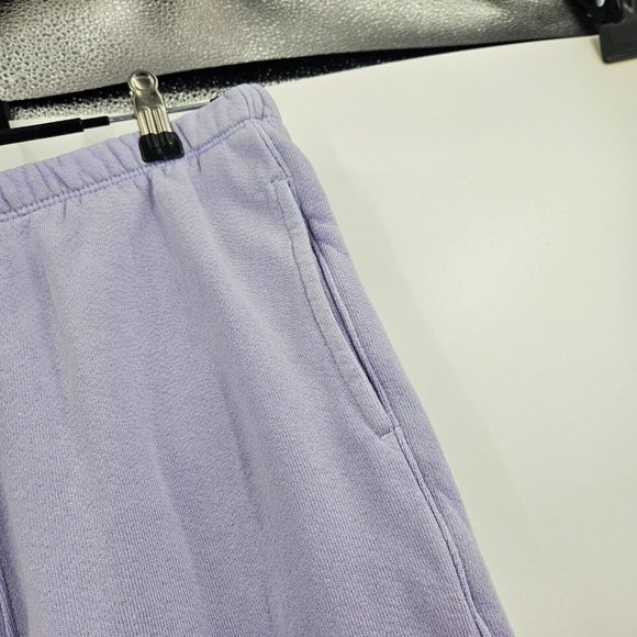 Re/Done x Hanes Sweatpants Purple 80s Elastic Waist Pull On Lounge Pants Size XS - Picture 3 of 8